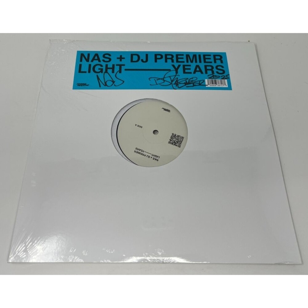 NAS and DJ PREMIER Light Years Day Ones Edition 2xLP SIGNED Limited To 1,000